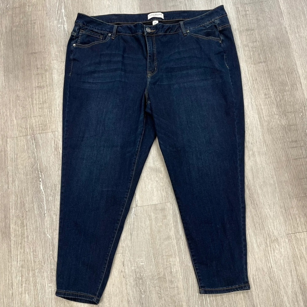 Lane Bryant Dark Wash Mid Rise Skinny Jeans - New - Size 26